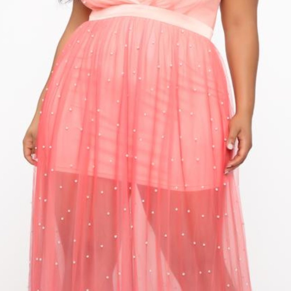 Fashion Nova "Walking On Clouds" Ombre Maxi Dress/SZ2XNWT - Picture 6 of 9